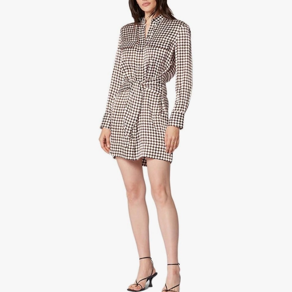 Equipment NWT Silk Bayl Long Sleeve Shirt Dress